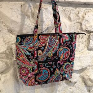 Vera Bradley Tote Parisian Paisley NWOT
